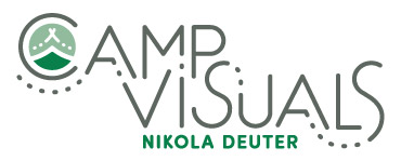 Logo von CAMP VISUALS Nikola Deuter – Mediendesign für Campingplätze & Outdooranlagen